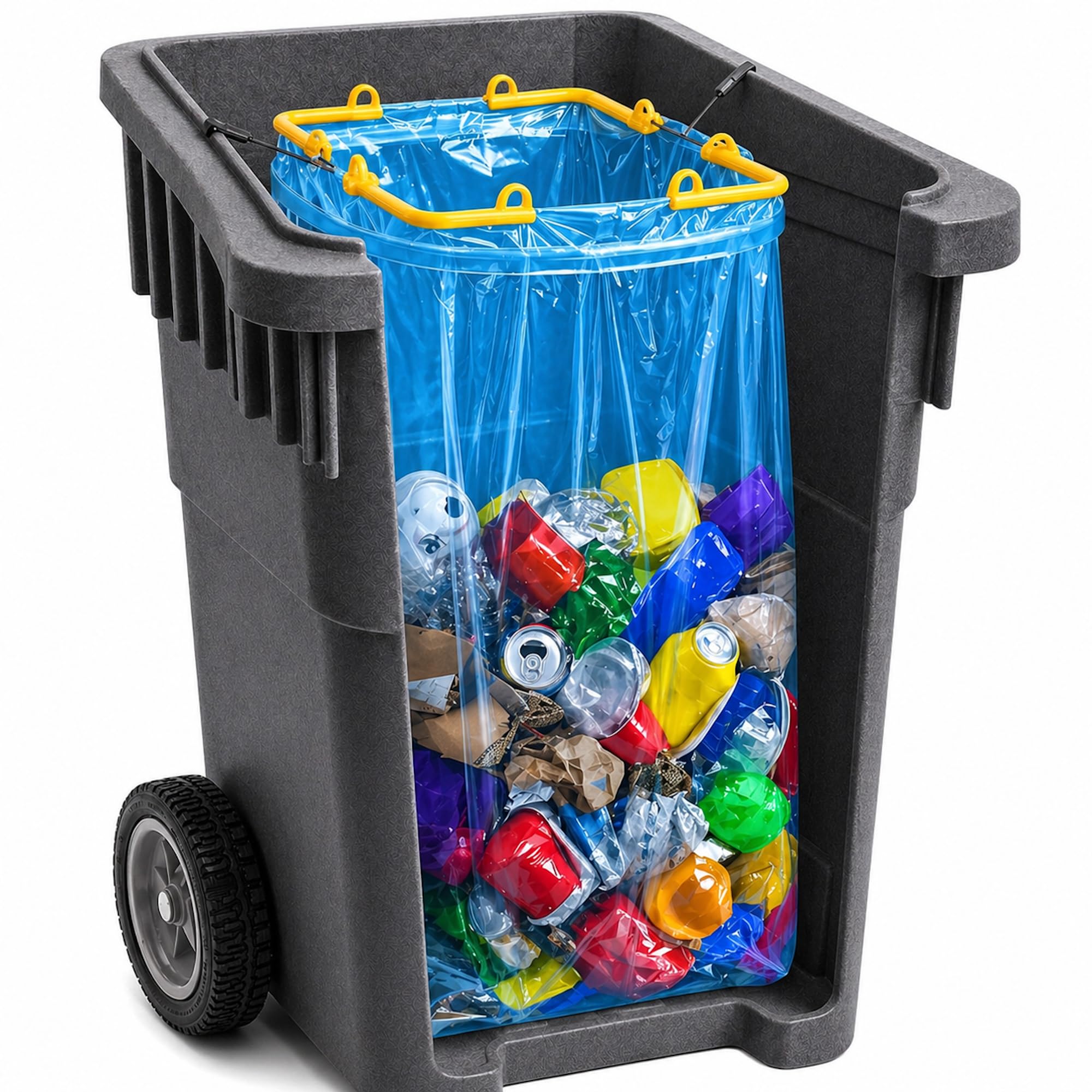 Amazon.com: BagEZ Trash Bag Holder 13x13 – Metal Garbage Bag Frame